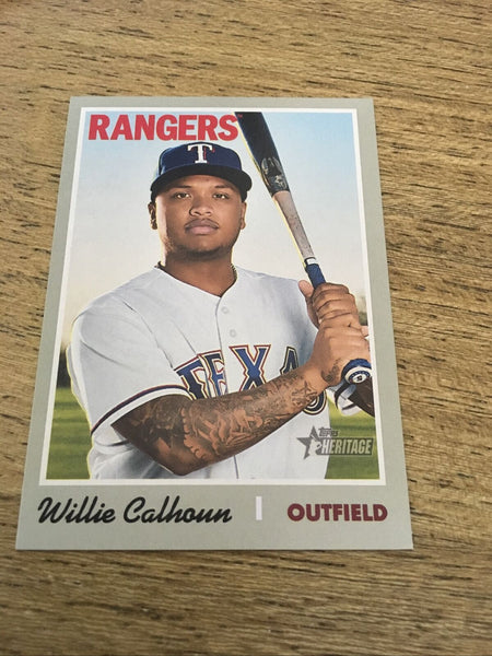 Willie Calhoun Rangers 2019 Topps Heritage #273