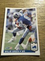 Willie Green Lions 1992 Fleer #116