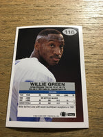 Willie Green Lions 1992 Fleer #116