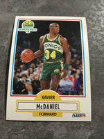 Xavier McDaniel Supersonics 1990-1991 Fleer #179