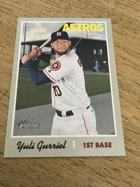 Yuli Gurriel Astros 2019 Topps Heritage #382