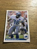 Bennie Blades Lions 1992 Fleer #110
