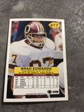 Brad Edwards Redskins 1992 Fleer #417