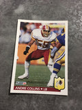Andre Collins Redskins 1992 Fleer #416