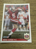 Mike Cofer 49ers 1992 Fleer #375
