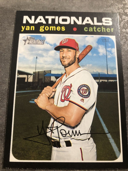 Yan Gomes Nationals 2020 Topps Heritage #127