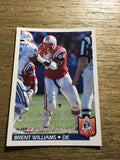 Brent Williams Patriots 1992 Fleer #268