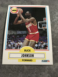 Buck Johnson Rockets 1990-1991 Fleer #71