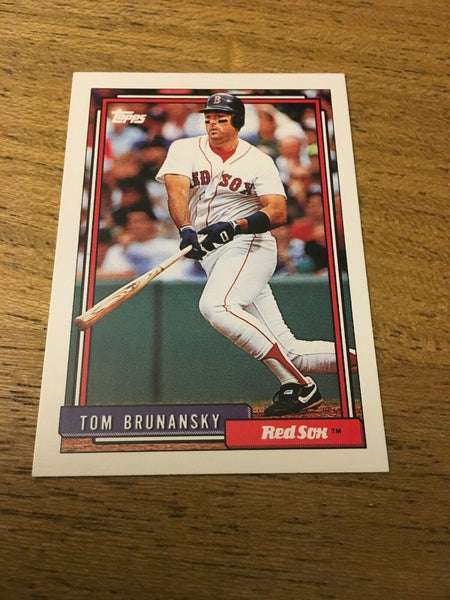 Tom Brunansky Red Sox 1992 Topps #296