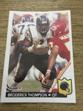 Broderick Thompson Chargers 1992 Fleer #369