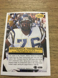 Broderick Thompson Chargers 1992 Fleer #369