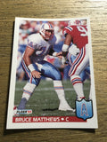 Bruce Matthews Oilers 1992 Fleer #150