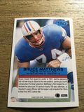 Bruce Matthews Oilers 1992 Fleer #150