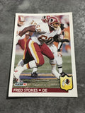 Fred Stokes Redskins 1992 Fleer #431
