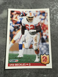 Ian Beckles Buccaneers 1992 Fleer #401