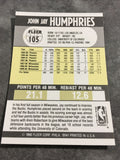 Jay Humphries Bucks 1990-1991 Fleer #105