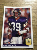 Carl Lee Vikings 1992 Fleer #247