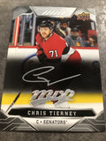 Chris Tierney Senators 2019-2020 Upper Deck MVP Silver Script#113