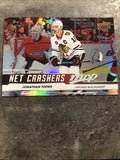 Jonathan Toews Blackhawks 2019-2020 Upper Deck MVP Net Crashers#NC-10
