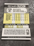 John Paxson Bulls 1990-1991 Fleer #28