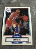 Johnny Dawkins 76ers 1990-1991 Fleer #141