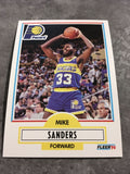 Mike Sanders Pacers 1990-1991 Fleer #80