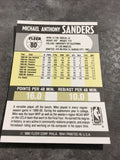 Mike Sanders Pacers 1990-1991 Fleer #80