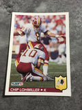 Chip Lohmiller Redskins 1992 Fleer #422
