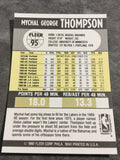 Mychal Thompson Lakers 1990-1991 Fleer #95