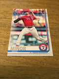 Mike Minor Rangers 2019 Topps #278