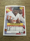 Chris Martin Chiefs 1992 Fleer #175