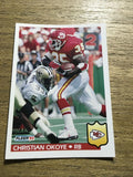 Christian Okoye Chiefs 1992 Fleer #176