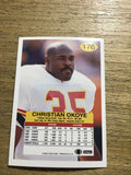 Christian Okoye Chiefs 1992 Fleer #176