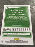 Anfernee Simons Trail Blazers 2020-2021 Donruss #87