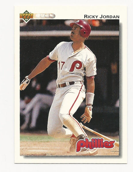 Ricky Jordan Phillies 1992 Upper Deck #106