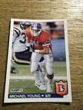 Michael Young Broncos 1992 Fleer #108