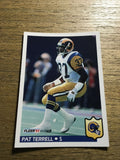 Pat Terrell Rams 1992 Fleer #220