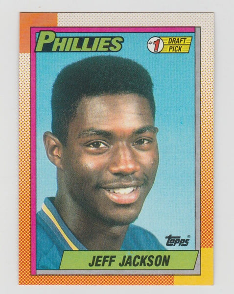 Jeff Jackson Phillies 1990 Topps #74