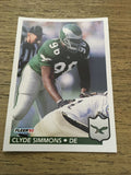 Clyde Simmons Eagles 1992 Fleer #325