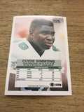 Clyde Simmons Eagles 1992 Fleer #325