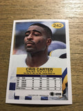 Cris Carter Vikings 1992 Fleer #242