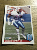 Cris Dishman Oilers 1992 Fleer #142