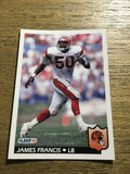 James Francis Bengals 1992 Fleer #54