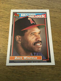 Dave Winfield Angels 1992 Topps Record Breaker #5