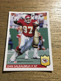 Dan Saleaumua Chiefs 1992 Fleer #181