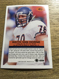 Keith Van Horne Bears 1992 Fleer #49