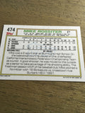 Mike Rossiter A's 1992 Topps Rookie #474