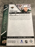 Justin Fontaine Wild 2015-2016 Upper Deck #345