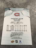 Andrew Shaw Canadiens 2019-2020 Upper Deck MVP #91