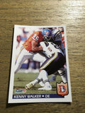 Kenny Walker Broncos 1992 Fleer #106
